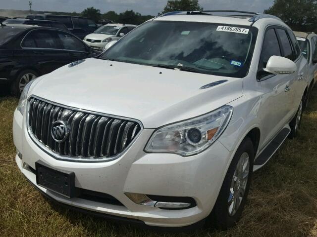 5GAKRCKD7GJ249787 - 2016 BUICK ENCLAVE WHITE photo 2