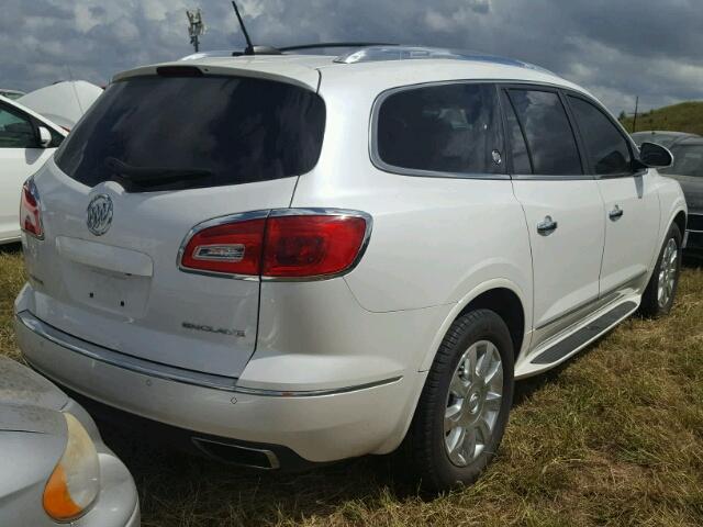 5GAKRCKD7GJ249787 - 2016 BUICK ENCLAVE WHITE photo 4