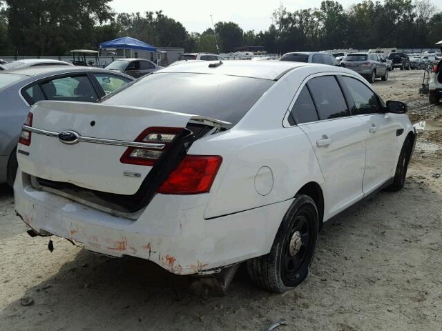 1FAHP2M83DG124177 - 2013 FORD TAURUS POL WHITE photo 4