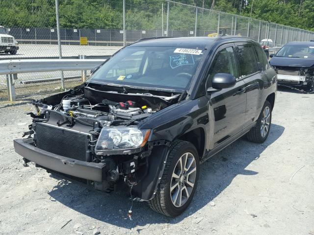 1C4NJCBAXGD776777 - 2016 JEEP COMPASS SP BLACK photo 2