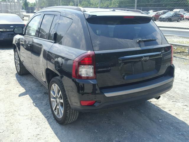 1C4NJCBAXGD776777 - 2016 JEEP COMPASS SP BLACK photo 3