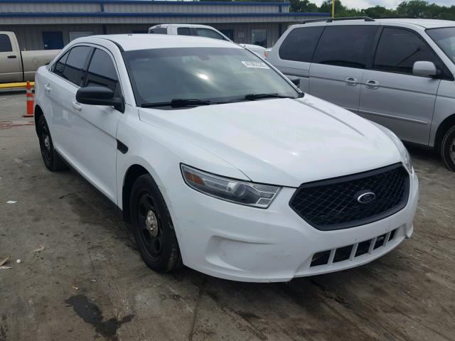 1FAHP2M8XDG128551 - 2013 FORD TAURUS POL WHITE photo 1