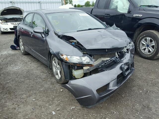 2HGFA1F65BH001864 - 2011 HONDA CIVIC LX-S GRAY photo 1