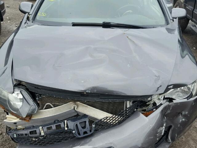 2HGFA1F65BH001864 - 2011 HONDA CIVIC LX-S GRAY photo 7