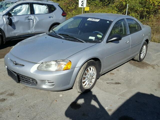 1C3EL46X13N565507 - 2003 CHRYSLER SEBRING LX SILVER photo 2