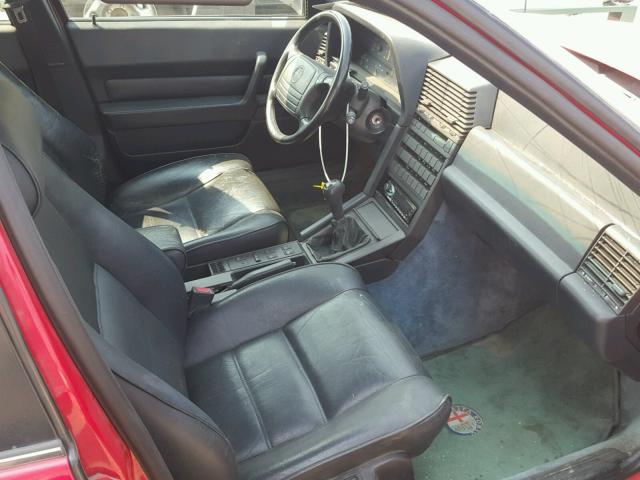 ZAREA33L9M6208185 - 1991 ALFA ROMEO 164 L RED photo 5