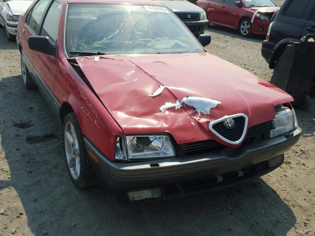 ZAREA33L9M6208185 - 1991 ALFA ROMEO 164 L RED photo 9