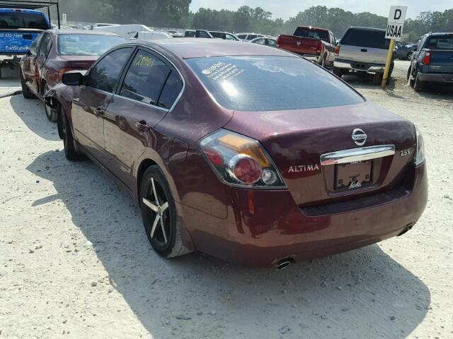 1N4AL2AP3BC164854 - 2011 NISSAN ALTIMA BURGUNDY photo 3