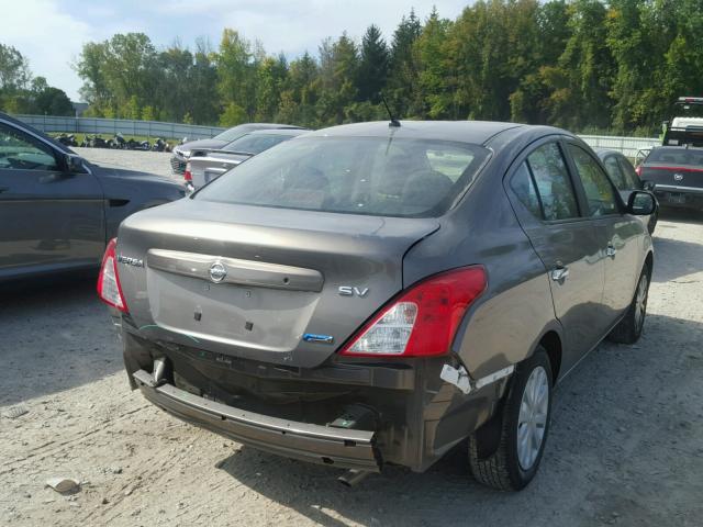 3N1CN7AP1CL922306 - 2012 NISSAN VERSA S TAN photo 4