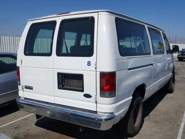 1FMNE11L57DB23734 - 2007 FORD ECONOLINE WHITE photo 4