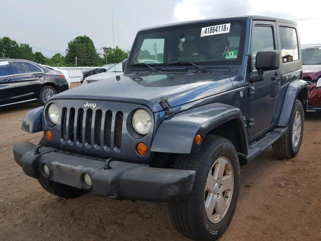 1J4FA54128L536749 - 2008 JEEP WRANGLER S 蓝色 照片 2