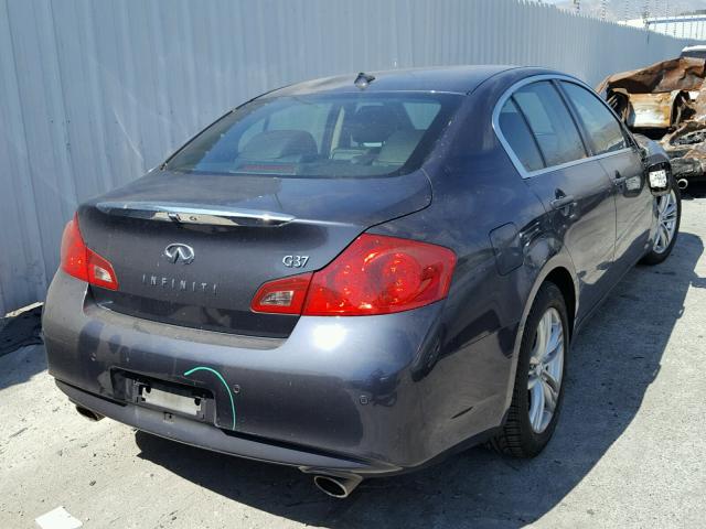 JN1CV6AP0CM936276 - 2012 INFINITI G37 BASE GRAY photo 4