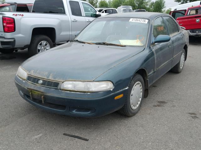 1YVGE22C5R5210350 - 1994 MAZDA 626 DX GREEN photo 2