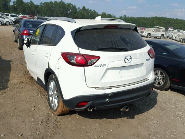 JM3KE2DY5F0484236 - 2015 MAZDA CX-5 WHITE photo 3