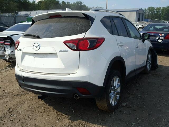 JM3KE2DY5F0484236 - 2015 MAZDA CX-5 WHITE photo 4