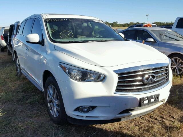 5N1AL0MN3DC334475 - 2013 INFINITI JX35 WHITE photo 1