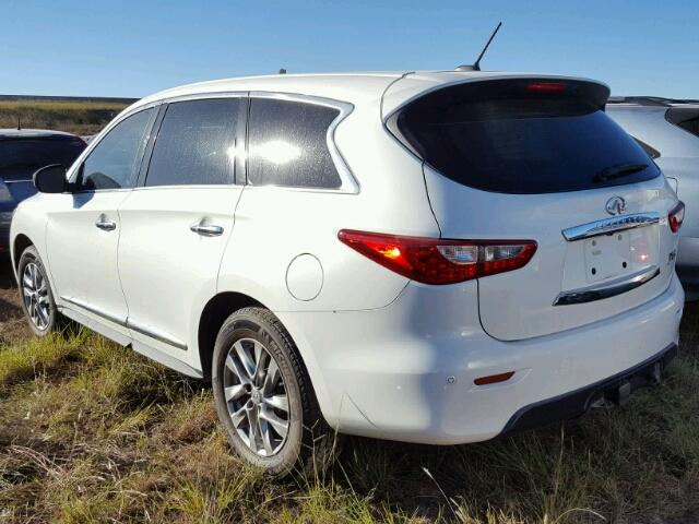 5N1AL0MN3DC334475 - 2013 INFINITI JX35 WHITE photo 3