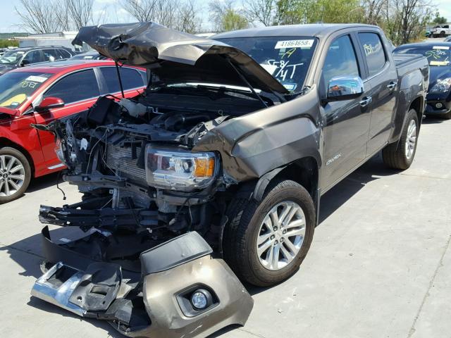 1GTG5DE17H1227040 - 2017 GMC CANYON SLT BROWN photo 2