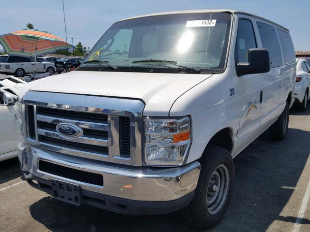 1FBNE3BL1CDA07976 - 2012 FORD ECONOLINE WHITE photo 2