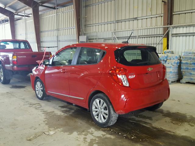 KL8CD6SAXHC828733 - 2017 CHEVROLET SPARK 1LT RED photo 3