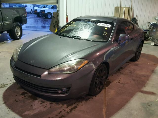 KMHHN66FX7U235930 - 2007 HYUNDAI TIBURON GT GRAY photo 2