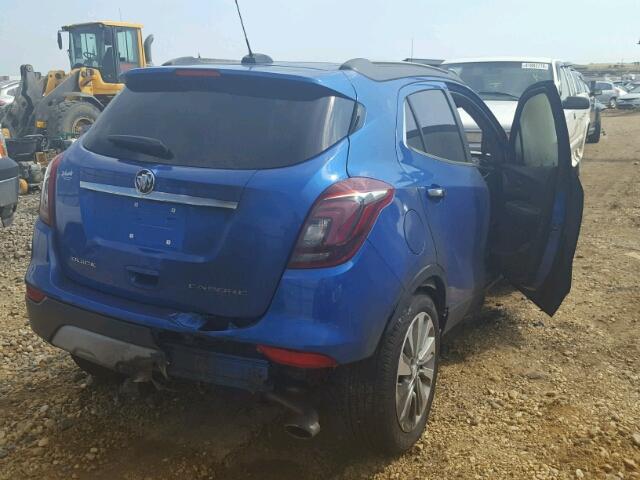 KL4CJASBXJB554760 - 2018 BUICK ENCORE PRE BLUE photo 4