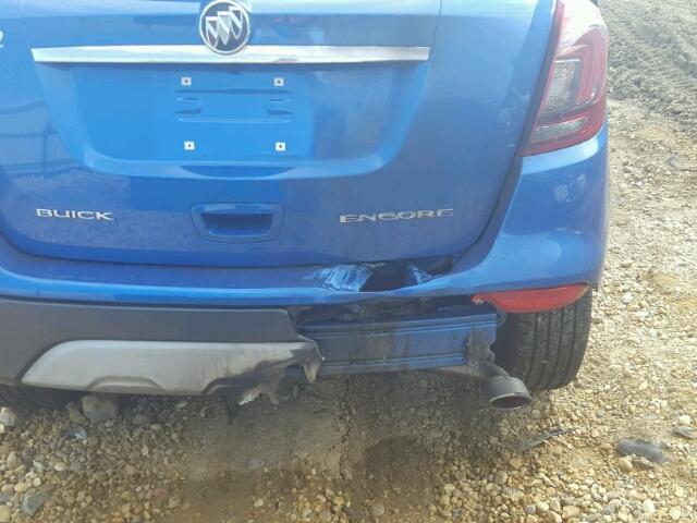 KL4CJASBXJB554760 - 2018 BUICK ENCORE PRE BLUE photo 9