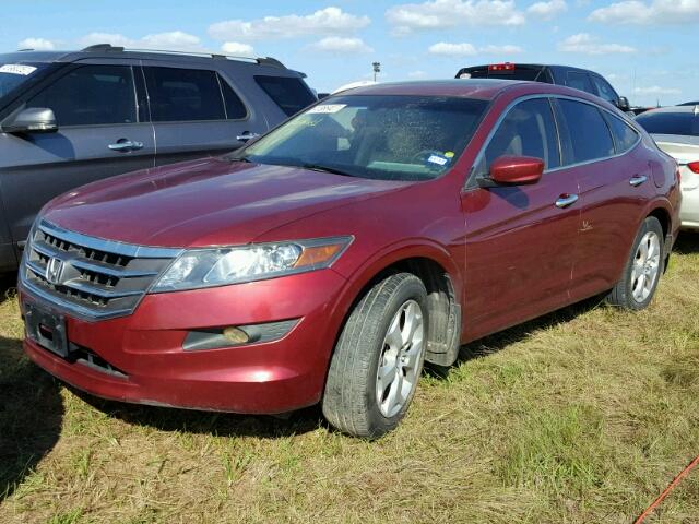 5J6TF1H57AL014926 - 2010 HONDA ACCORD CRO MAROON photo 2