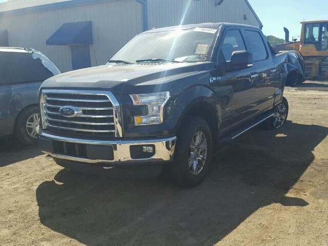 1FTFW1EG1FFC21021 - 2015 FORD F150 SUPER BLACK photo 2