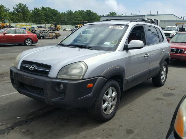 KM8JN72DX5U098710 - 2005 HYUNDAI TUCSON GLS SILVER photo 2