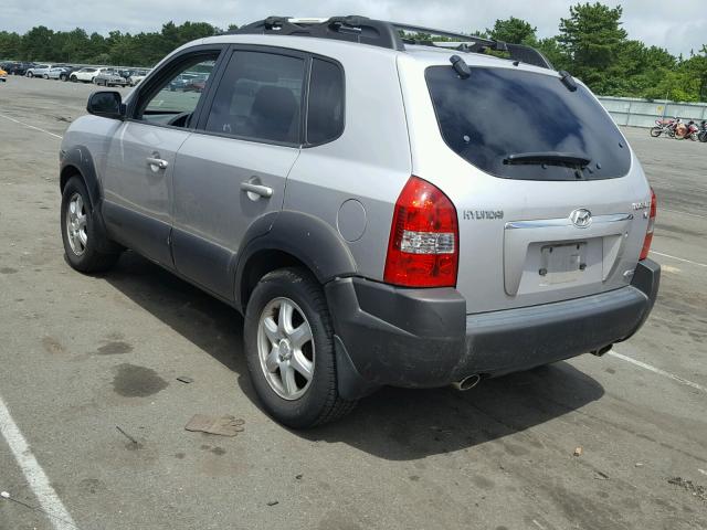 KM8JN72DX5U098710 - 2005 HYUNDAI TUCSON GLS SILVER photo 3