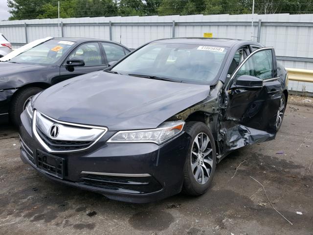 19UUB1F34FA019738 - 2015 ACURA TLX GRAY photo 2