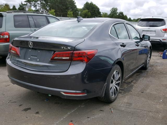 19UUB1F34FA019738 - 2015 ACURA TLX GRAY photo 4