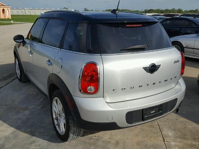 WMWZB3C52FWR45660 - 2015 MINI COOPER COU SILVER photo 3