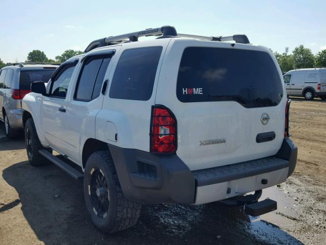 5N1AN0NW9FN659186 - 2015 NISSAN XTERRA X WHITE photo 3