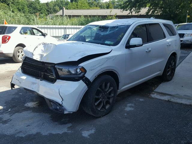 1C4SDJCT2HC806490 - 2017 DODGE DURANGO R/ WHITE photo 2