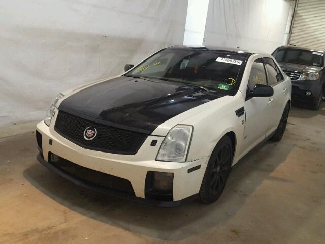 1G6DX67D190117952 - 2009 CADILLAC STS-V TWO TONE photo 2