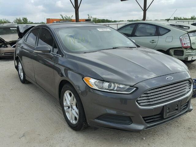 1FA6P0H76F5121768 - 2015 FORD FUSION SE GRAY photo 1