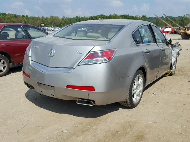 19UUA8F22AA004263 - 2010 ACURA TL GRAY photo 4