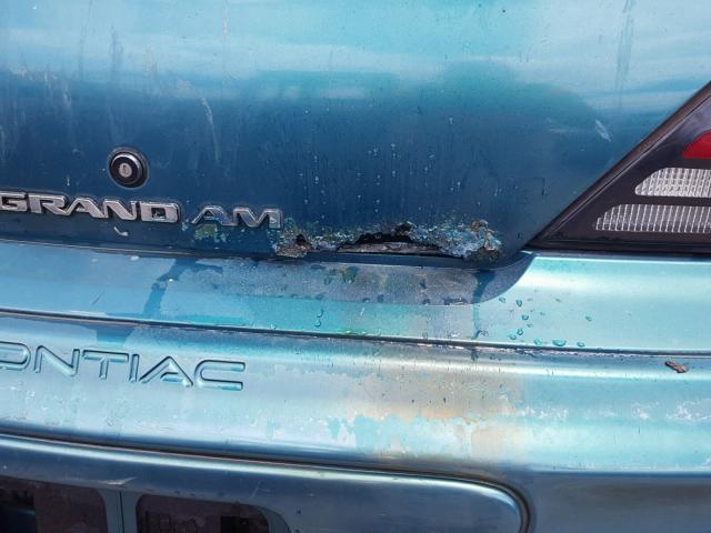 1G2NE12E4XM732600 - 1999 PONTIAC GRAND AM S Turkuaz foto 9