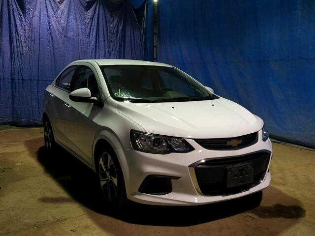 1G1JF5SB6H4128643 - 2017 CHEVROLET SONIC PREM WHITE photo 1