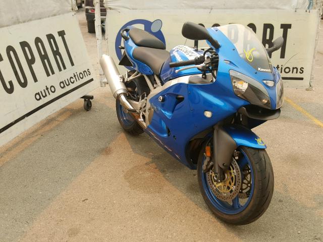 JKAZX4J121A032732 - 2001 KAWASAKI ZX600 J1 BLUE photo 1