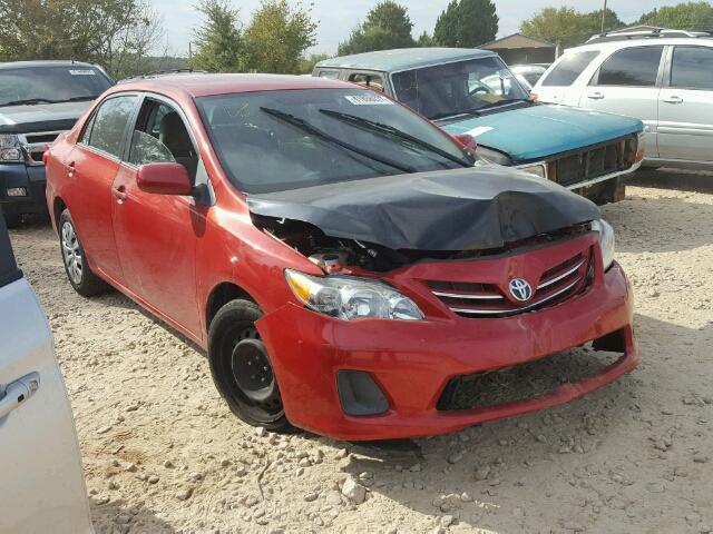 2T1BU4EE6DC964994 - 2013 TOYOTA COROLLA BA RED photo 1