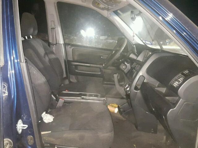 JHLRD68525C020368 - 2005 HONDA CR-V BLUE photo 5