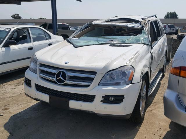 4JGBF71E17A258361 - 2007 MERCEDES-BENZ GL 450 WHITE photo 2