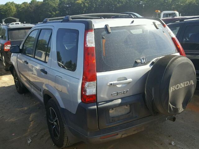 SHSRD68585U304502 - 2005 HONDA CR-V SILVER photo 3