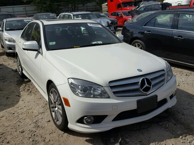 WDDGF81X18F107810 - 2008 MERCEDES-BENZ C 300 4MAT WHITE photo 1