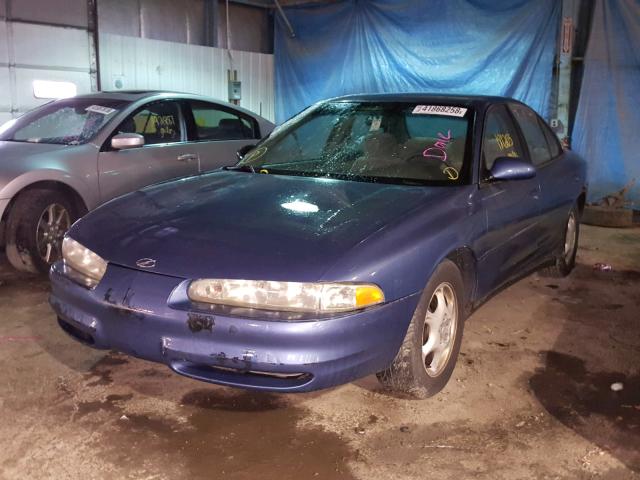 1G3WS52K9WF403030 - 1998 OLDSMOBILE INTRIGUE G BLUE photo 2