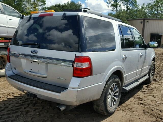 1FMJU1HT3FEF34923 - 2015 FORD EXPEDITION SILVER photo 4