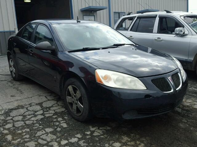 1G2ZF57B084257212 - 2008 PONTIAC G6 VALUE L BLACK photo 1